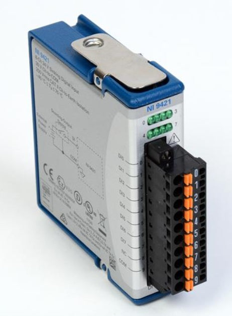 NI 9421 - 24 V, 8-Channel (Sinking Input), 100 µs C Series Digital Module