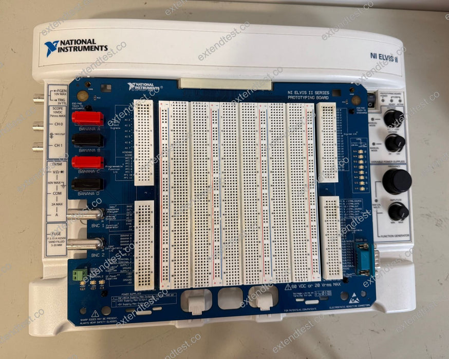 NI ELVIS II - 12 Lab Instruments, 1.25 MS/s, Educational Laboratory Device