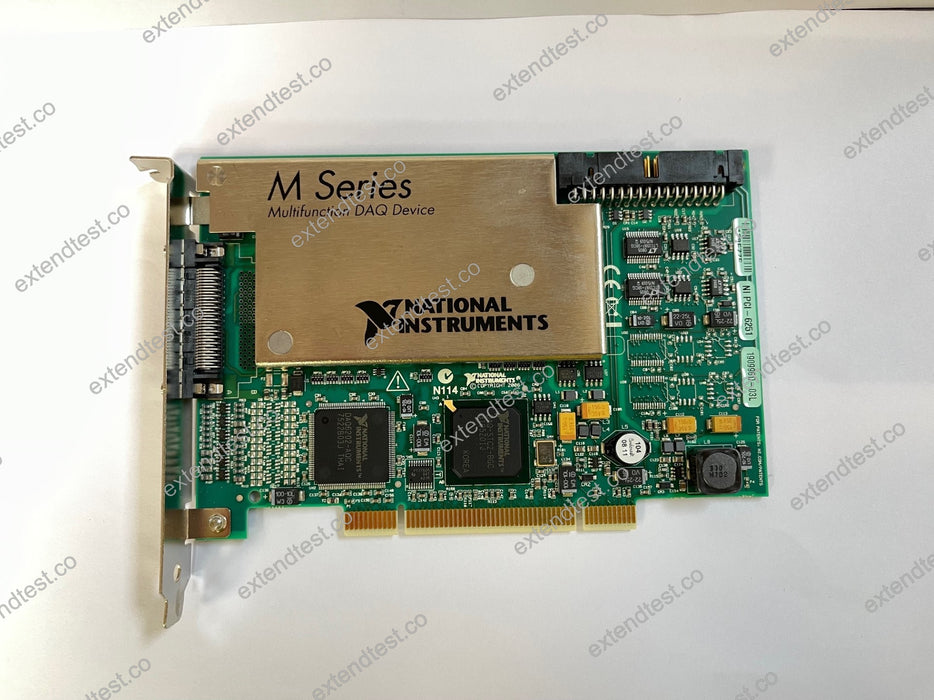 PCI-6251 - 16 AI (16-bit, 1.25 MS/s), 2 AO (2.8 MS/s), 24 DIO PCI Multifunction I/O Device