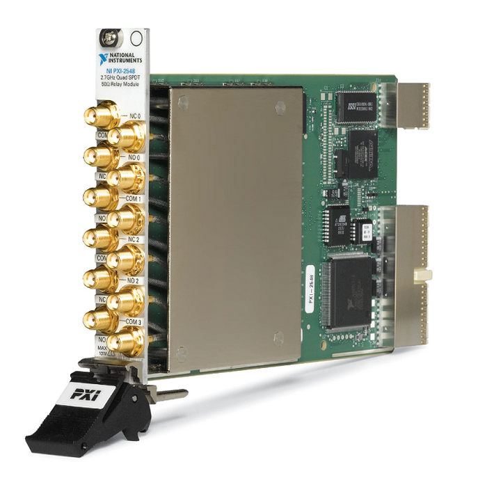 PXI-2548 - 2.7 GHz, 50 Ω, Quad SPDT PXI RF Relay Module
