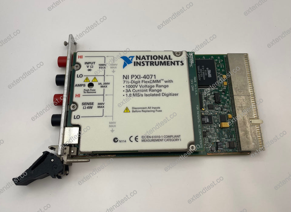 PXI-4071 - 7½-Digit, ±1,000 V, Onboard 1.8 MS/s Isolated Digitizer, PXI Digital Multimeter