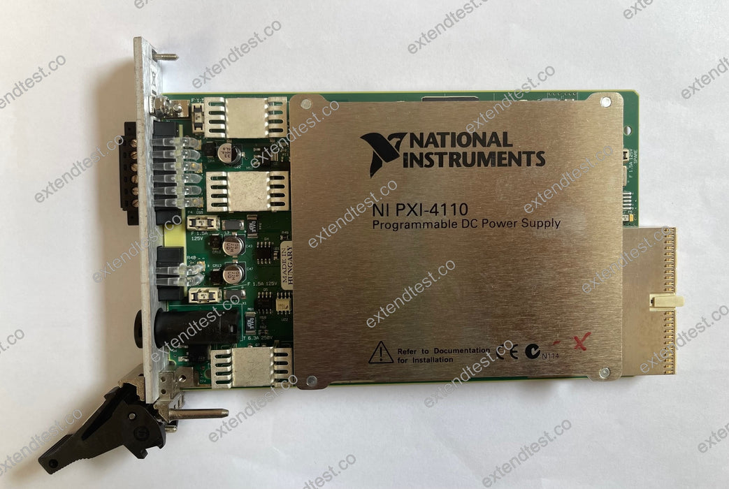 PXI-4110 - Triple-Output DC Power Supply with APS-4100 12V aux power