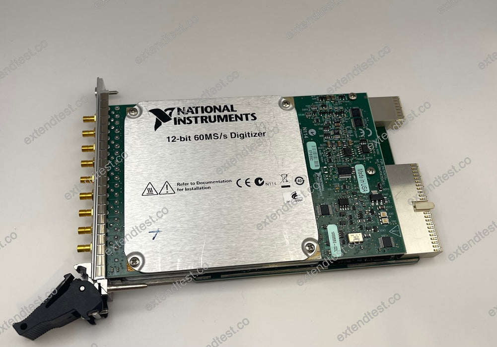 PXI-5105 - PXI Oscilloscope, 60 MHz BW, 12 bits, 60 MSPS, 8 Channel, 128 MB/ch