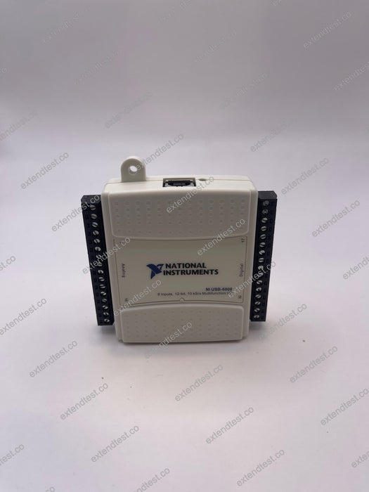 USB-6008 - 8 AI (12-Bit, 10 kS/s), 2 AO (150 Hz), 12 DIO USB Multifunction I/O Device