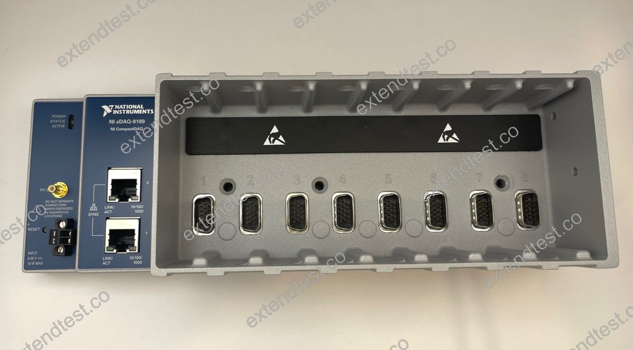 cDAQ-9189 - TSN CompactDAQ Systems, 8 Slots, 2 Ethernet Ports