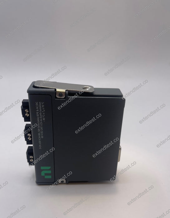 NI 9230 - 3-Channel, 12.8 kS/s/channel, ±30 V, C Series Sound and Vibration Input Module