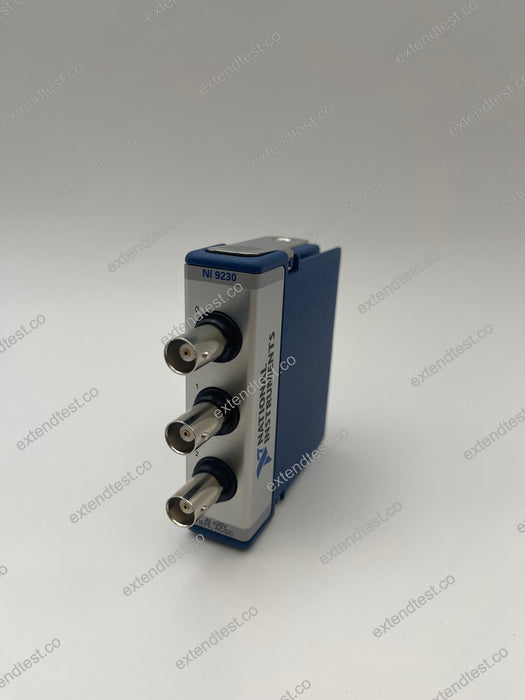 NI 9230 - 3-Channel, 12.8 kS/s/channel, ±30 V, C Series Sound and Vibration Input Module