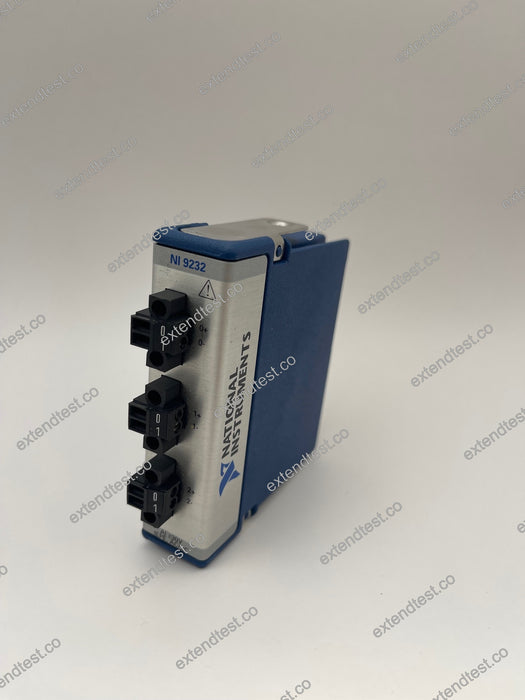 NI 9232 - 3-Ch, 102.4 kS/s/channel, ±30 V, C Series Sound and Vibration Input