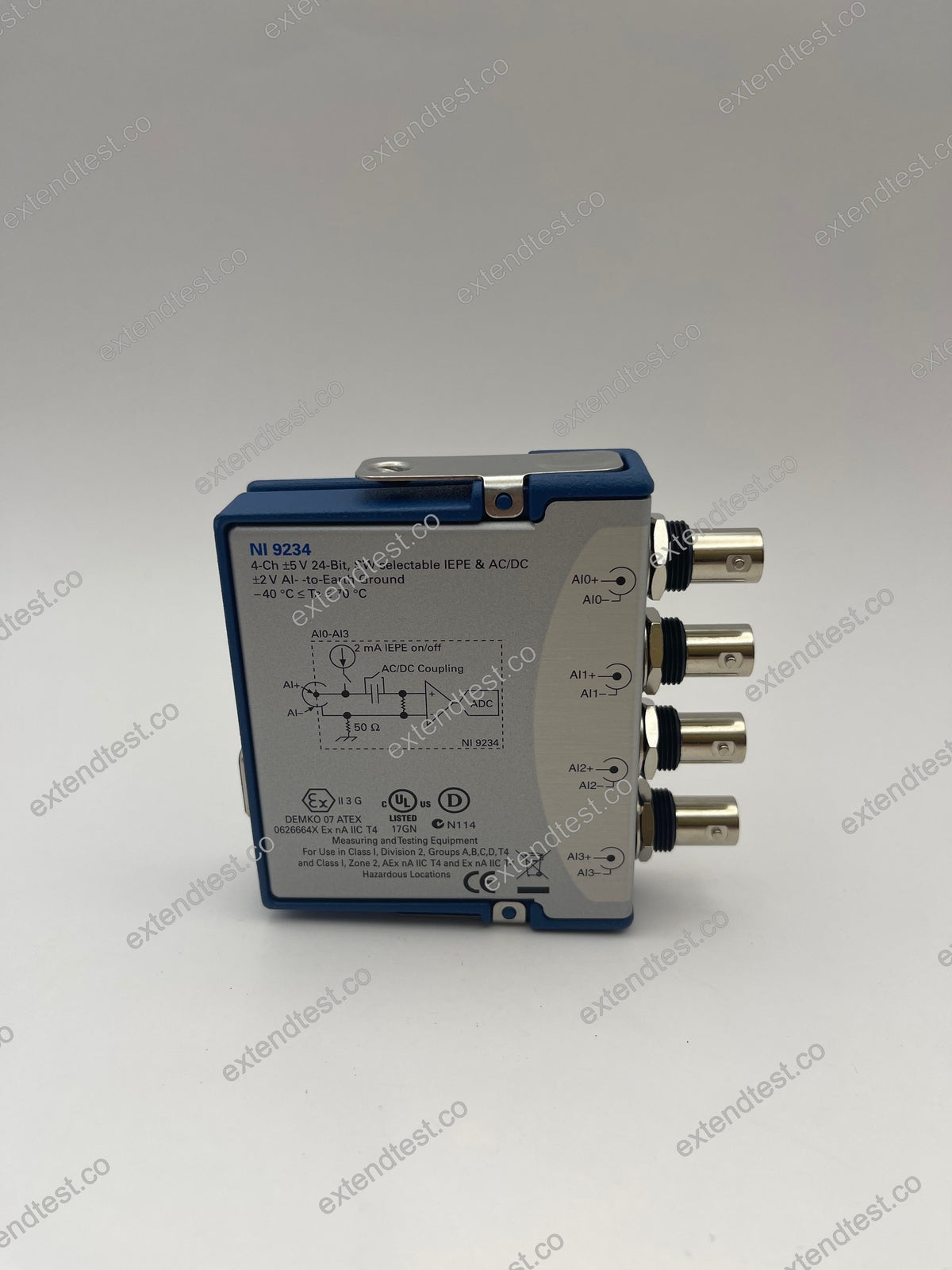 NI 9234 - Sound and Vibration Module, AC/DC Coupling, 4-Channel, 24 bi ...