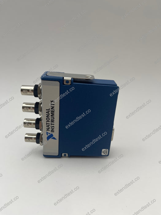 NI 9234 - Sound and Vibration Module, AC/DC Coupling, 4-Channel, 24 bit, 51.2 kSPS, BNC