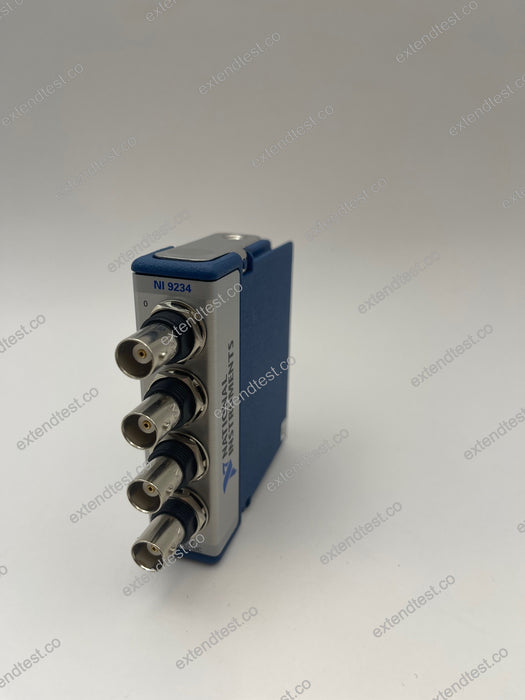 NI 9234 - Sound and Vibration Module, AC/DC Coupling, 4-Channel, 24 bit, 51.2 kSPS, BNC