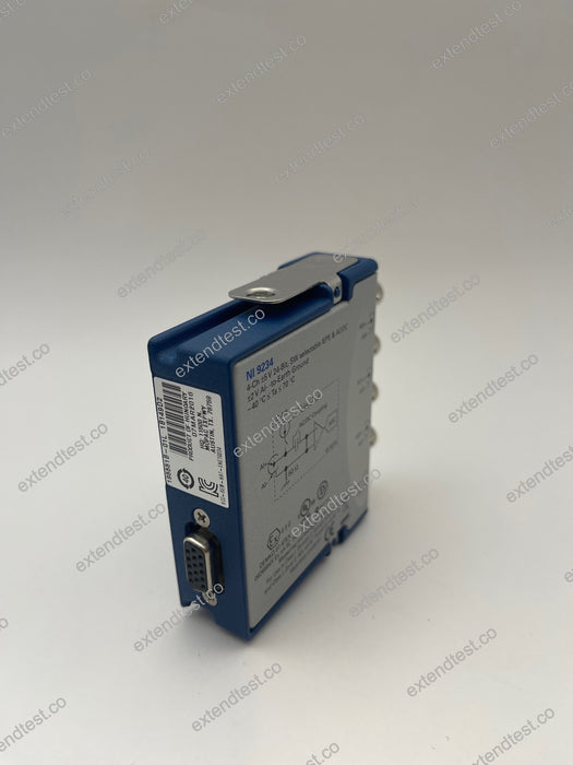 NI 9234 - Sound and Vibration Module, AC/DC Coupling, 4-Channel, 24 bit, 51.2 kSPS, BNC