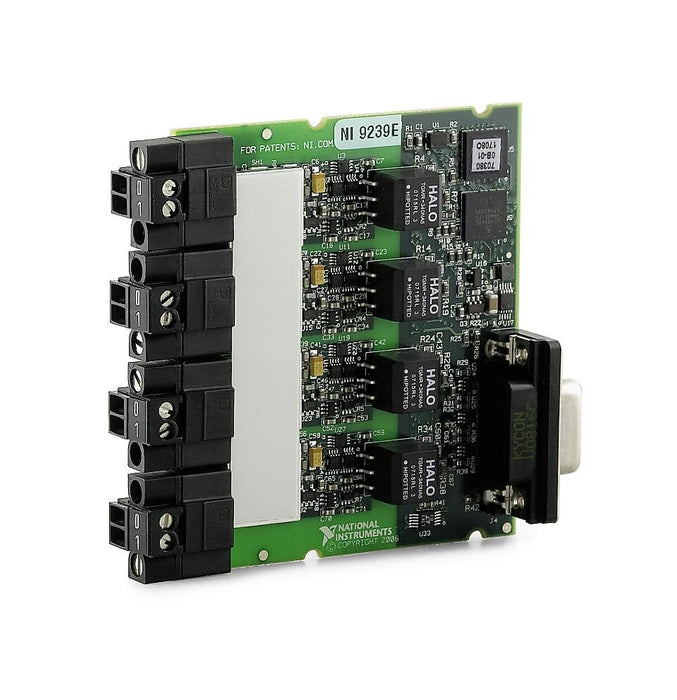 NI 9239E (sbRIO-9239) - Non-Enclosed, ±10 V, 50 kS/s/ch, 24-Bit, Simultaneous Input, 4-Channel C Series Voltage Input