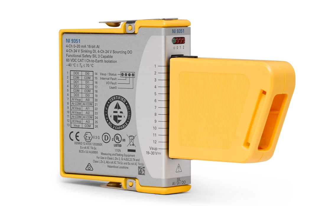 NI-9351 - 12-Channel, C Series Functional Safety Module