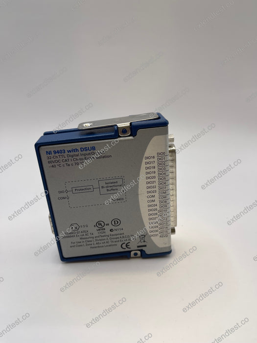 NI 9403 - 5 V/TTL, 32 Bidirectional Channels, 7 µs C Series Digital Module