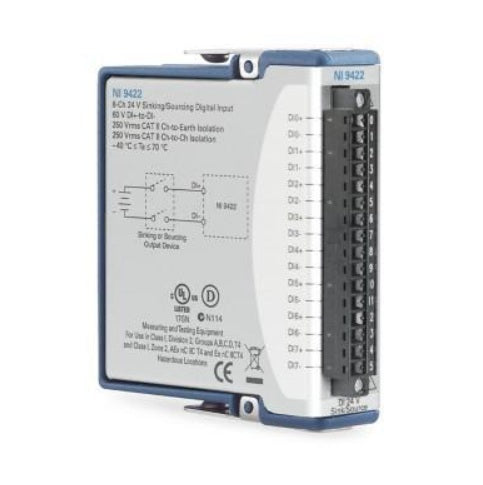 NI-9422 - 8-Channel Sinking/Sourcing Input, C Series Digital Module