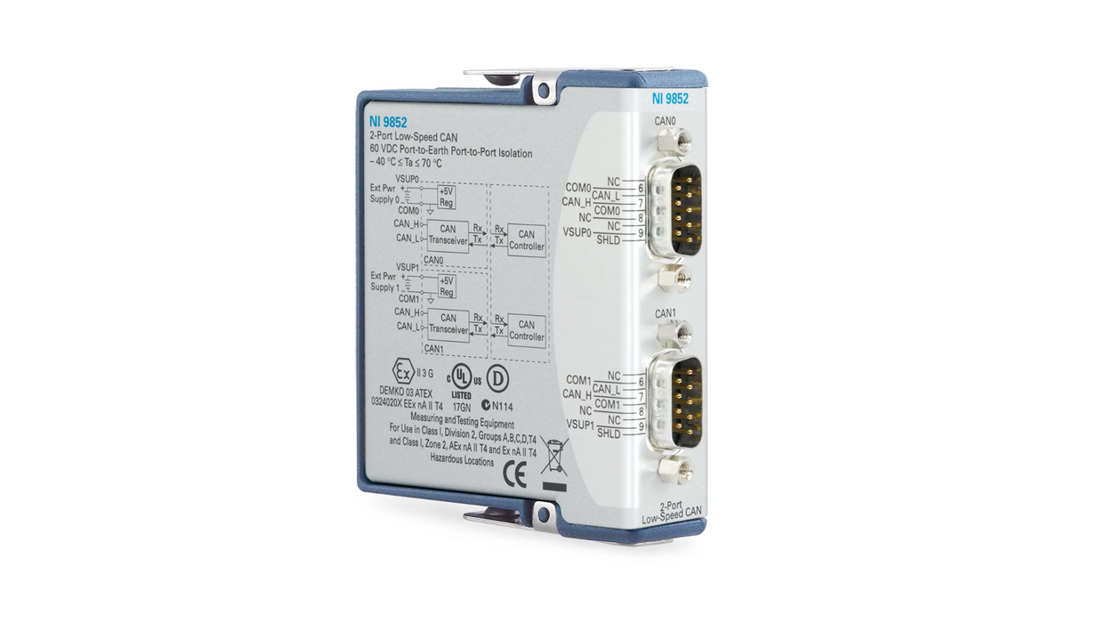 NI-9852 - 2-Port, C Series CAN Interface Module