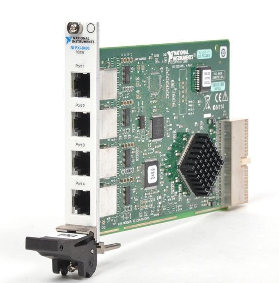PXI-8430/4 - 4-Port, 10-Position Modular Jack I/O Connector, RS-232 Interface Module