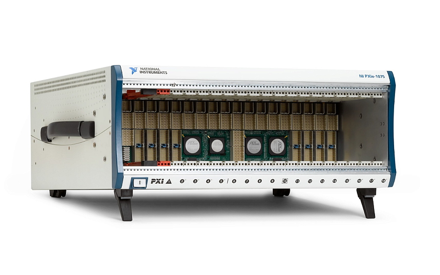 PXIe-1075 - 18-Slot, AC Power Supply, 8 Hybrid Slots, PXI Chassis