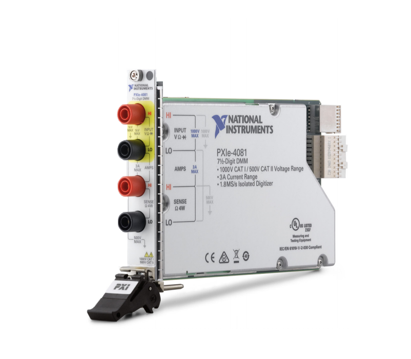 PXIe-4081 - PXIe, 7½-Digit, ±1,000 V, Onboard 1.8 MS/s Isolated Digitizer, PXI Digital Multimeter